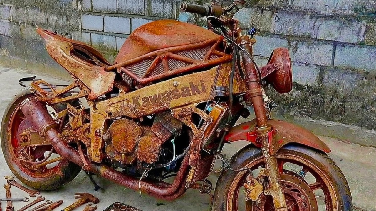 A $100 Kawasaki ZXR400 turned into a 4-cylinder legend full restoration