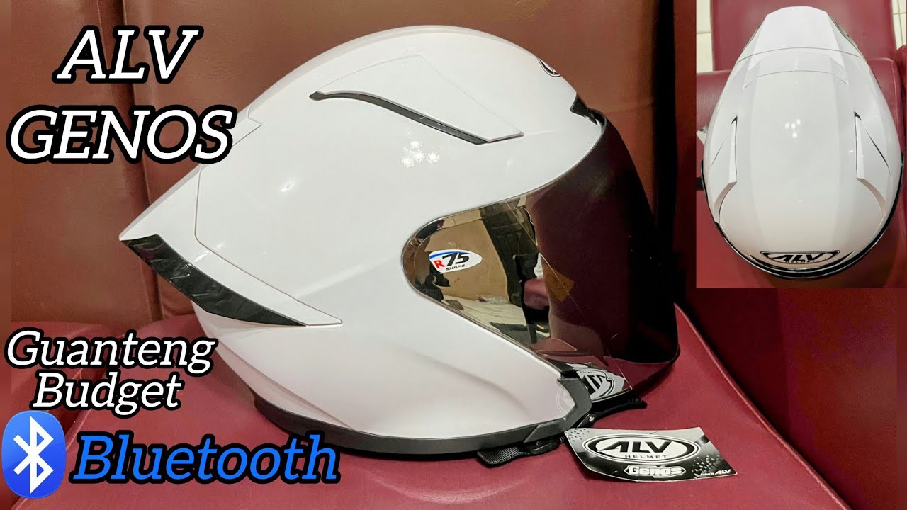 Unboxing & Review Helm GANTENG Budget Keren Viral All New ALV GENOS Bluetooth