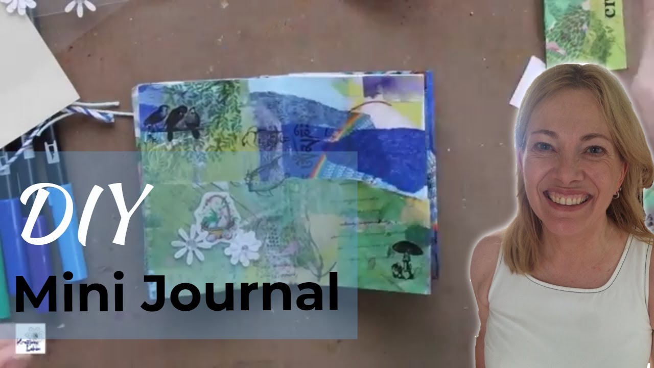 How to create a simple Art Journal / Zine for Almut Olsson #zine #artjournal
