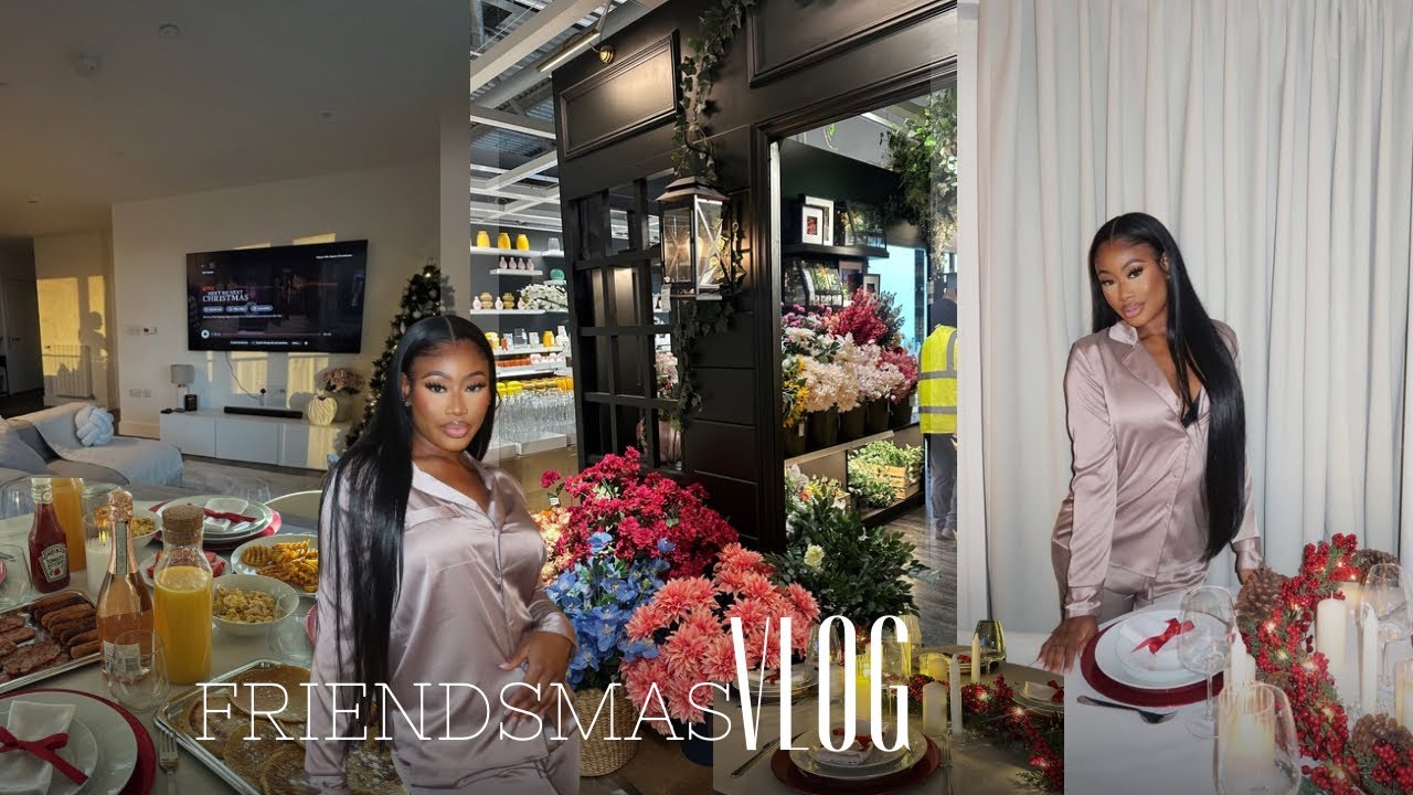 FRIENDSMAS WITH THE GIRLS, shopping, home decor, games night and more…. ✨🎀
