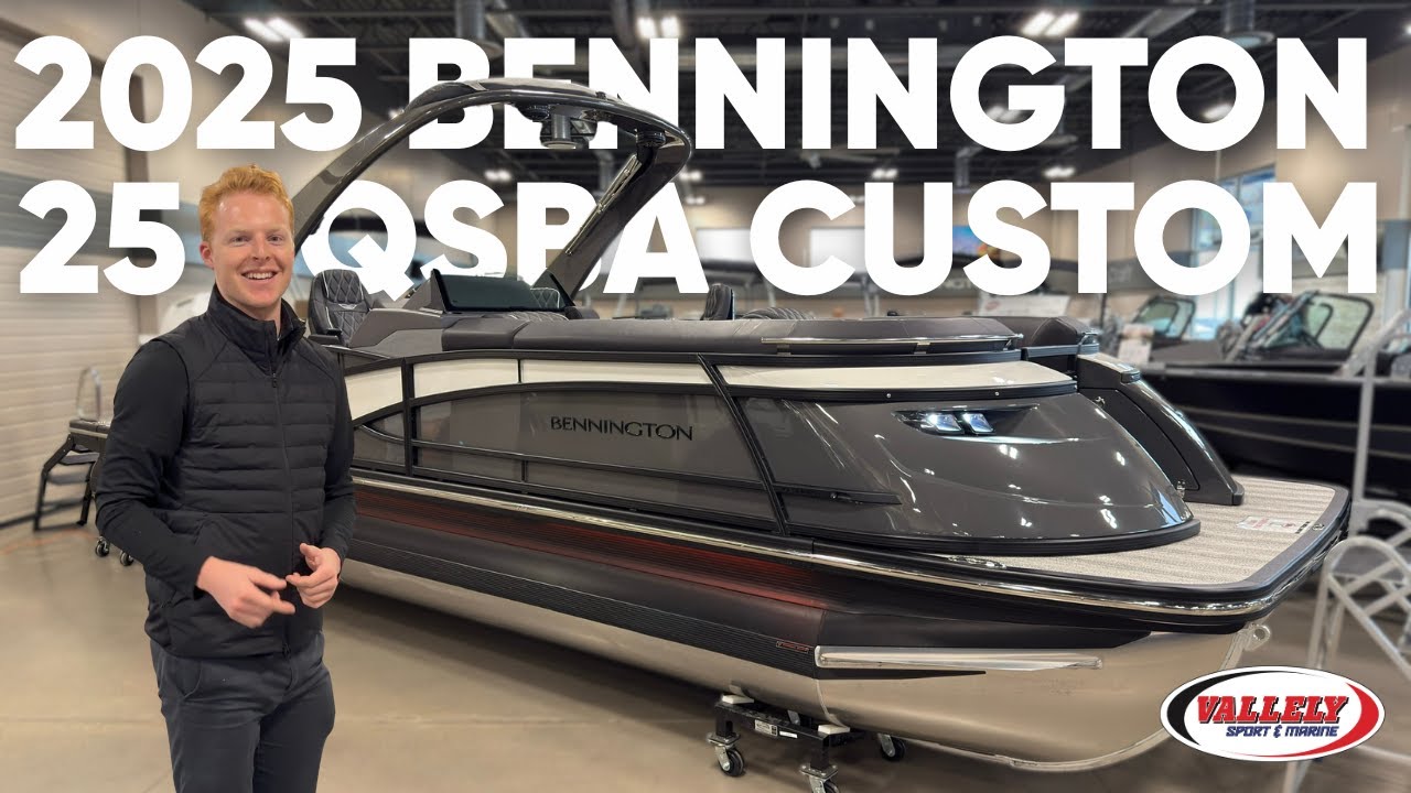 2025 Bennington 25 QSBA ESP Custom 400HP V10 Tritoon Walkthrough