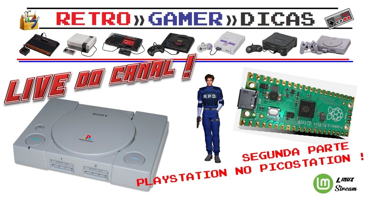 Live ! Direto do PLAYSTATION com PICOSTATION via Scart  - jogando alguns jogos aleatórios  !