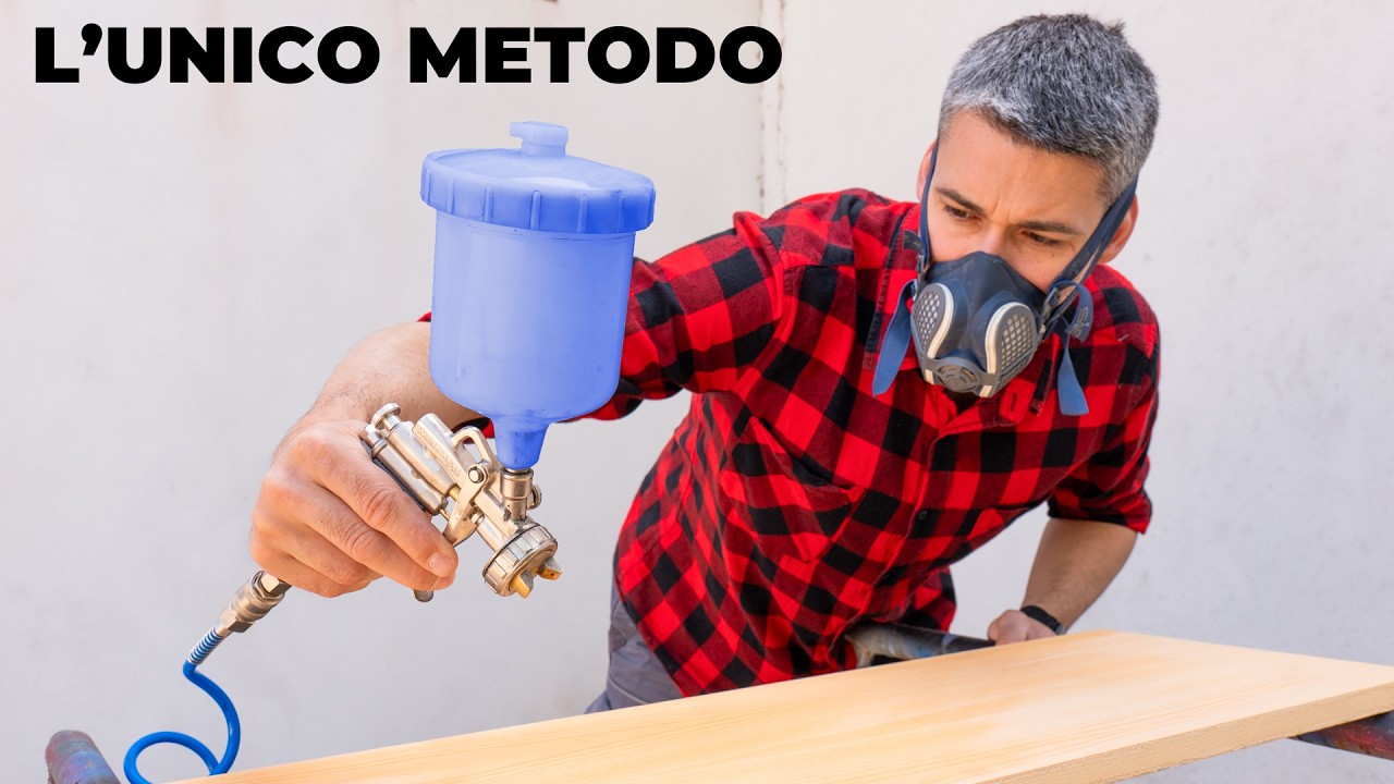 Come verniciare il legno a spruzzo in modo professionale - Falegnameria