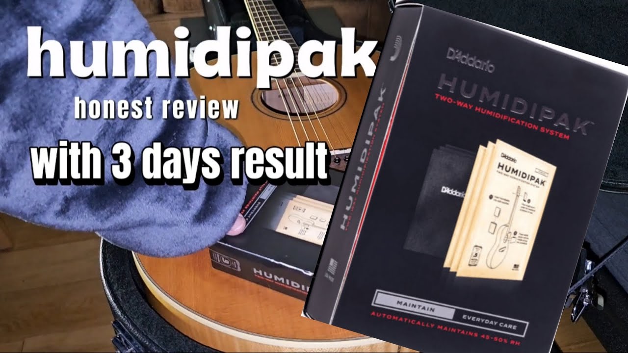 Humidipak daddario review 3 days result #guitar #musicvideo 
