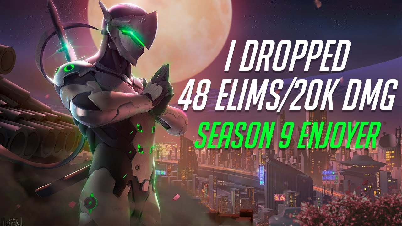 48 ELIMS AND 20K DAMAGE GAME - TOP500 Console Genji Gameplay