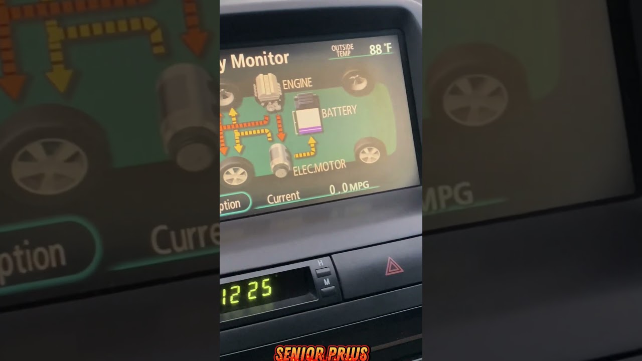 Toyota Prius Hybrid Battery Manual Charging #toyotaprius #hybridexperience #prius