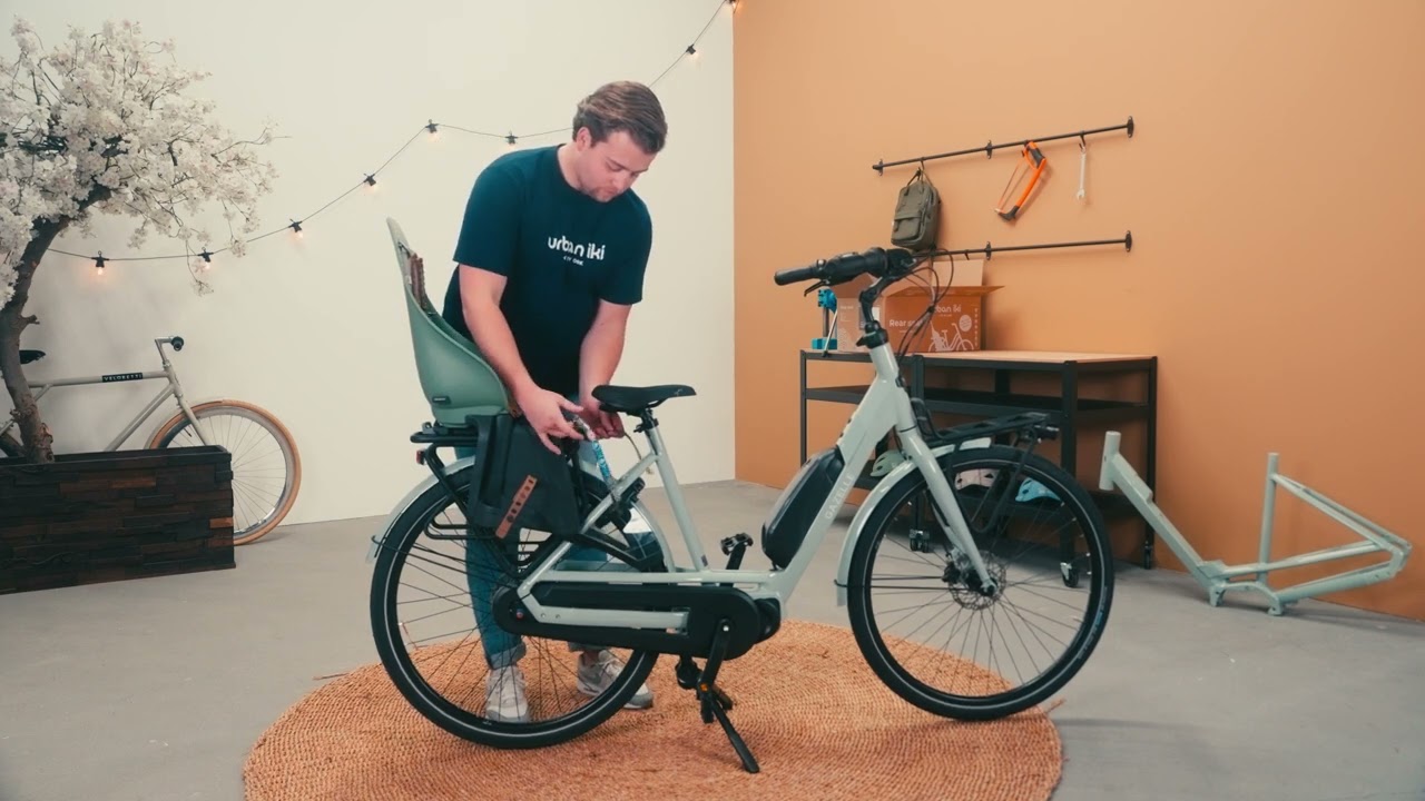Hoe monteer ik het Ta–ke MIK HD achterzitje op mijn fiets? - Urban Iki