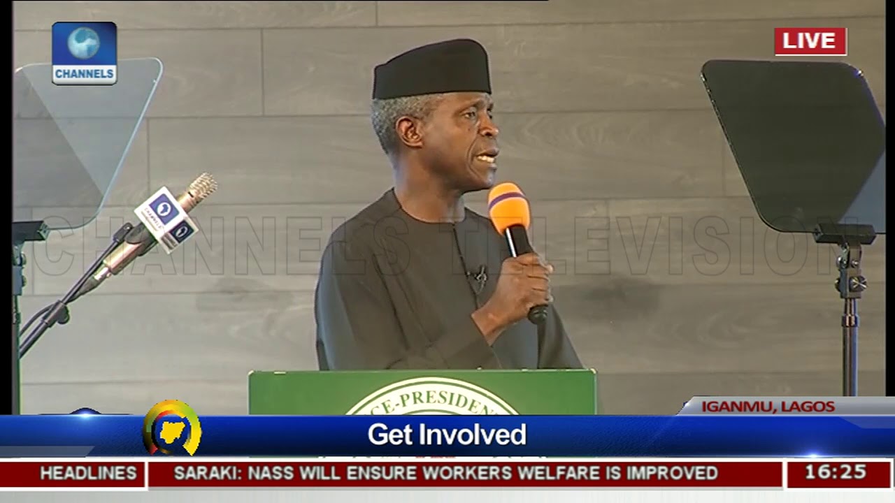 All Of Us Deserve Some Accolades, Osinbajo Praises Nigerian Youths |The Platform|