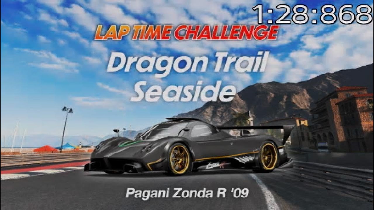 Испытание на время круга - Pagani Zonda R Dragon Trail Seaside - Руководство по управлению золоты...