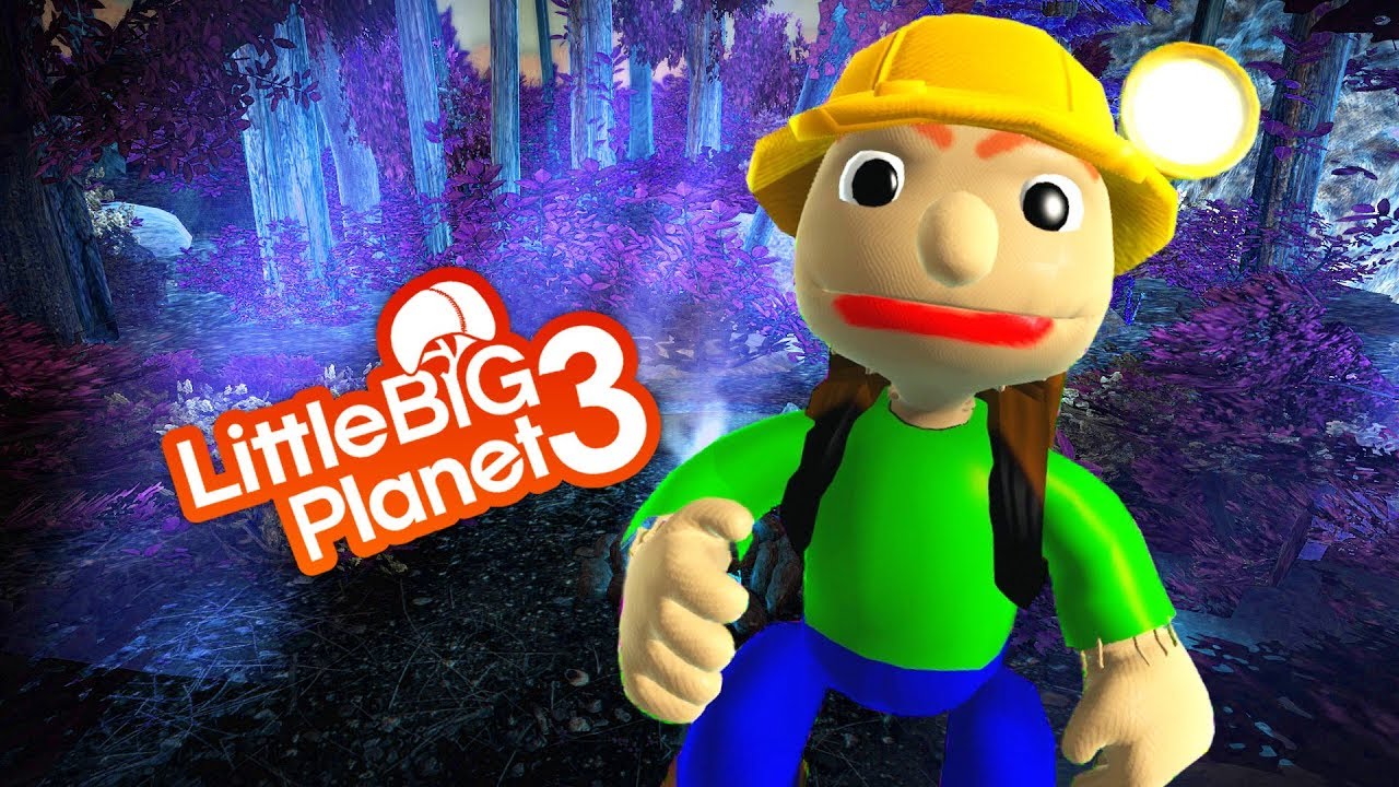 LittleBigPlanet 3 - Baldi's Basics Camping Trip Part 1 - PS4 Gameplay | EpicLBPTime