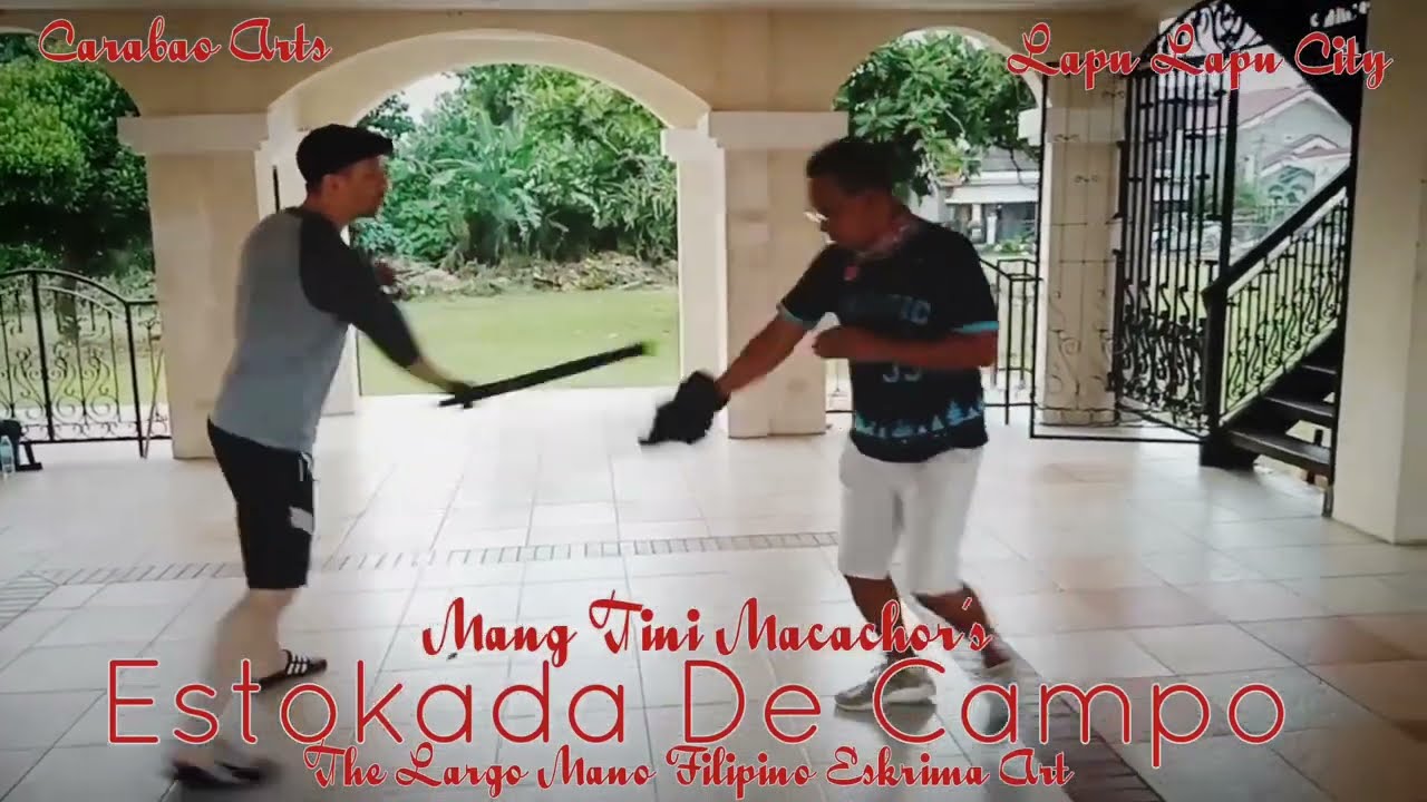 Estokada De Campo hand hunting: Mang Tini Macachor's Largo Mano Eskrima @carabaoarts 835