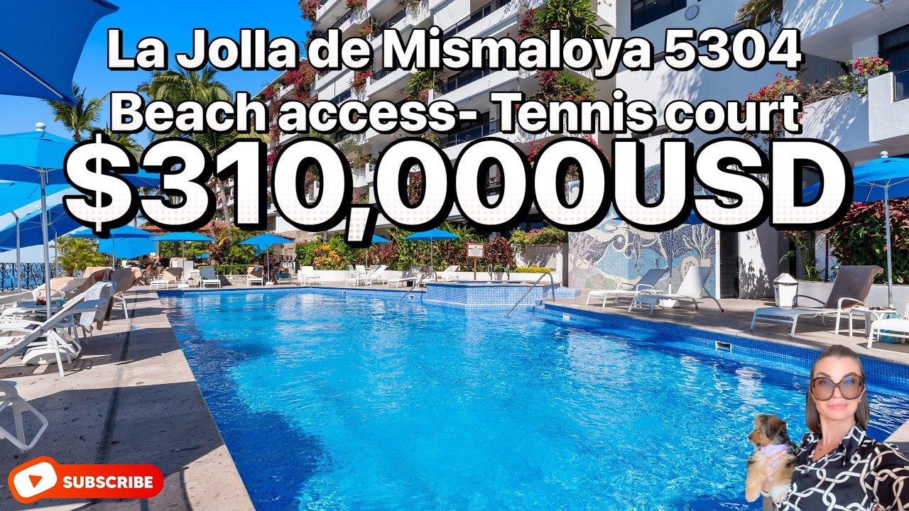 Экскурсия по кондоминиуму на берегу океана в Пуэрто-Вальярта, Мексика | Ла-Холья-де-Мисмалойя 530...