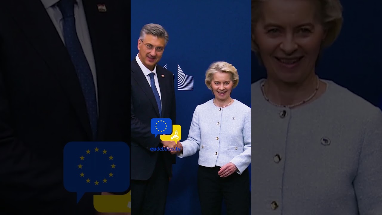 Croatia at the Heart of Europe: Von der Leyen and Plenković Meet Before Crucial EU Council!