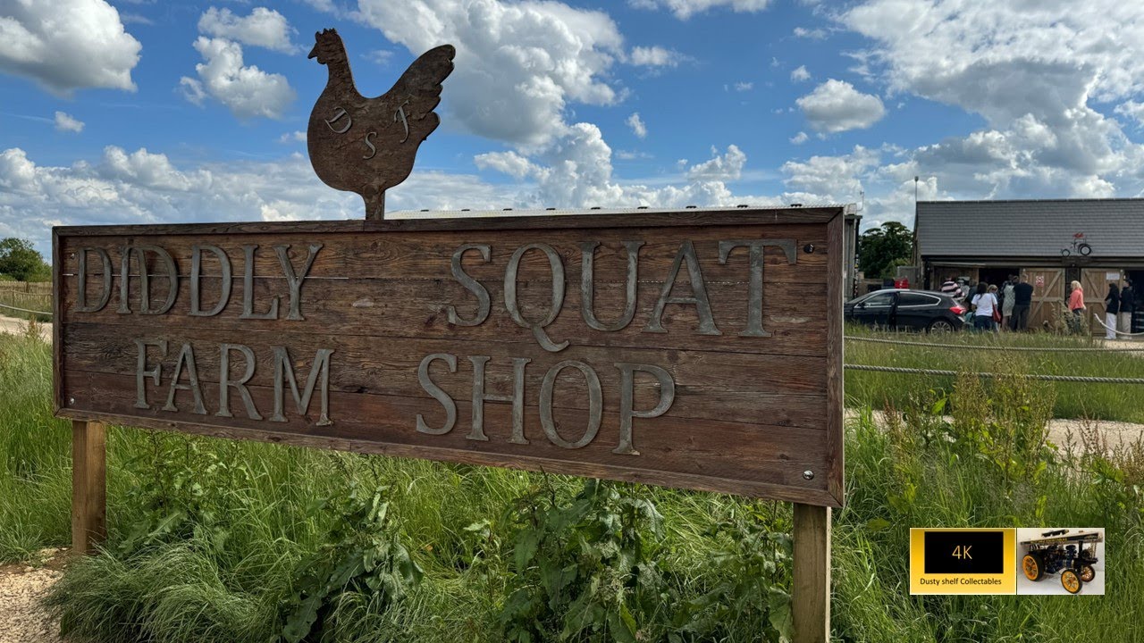 We visit Diddly Squat Farm Shop, Clarkson's farm, chipping Norton, in the Cotswolds.