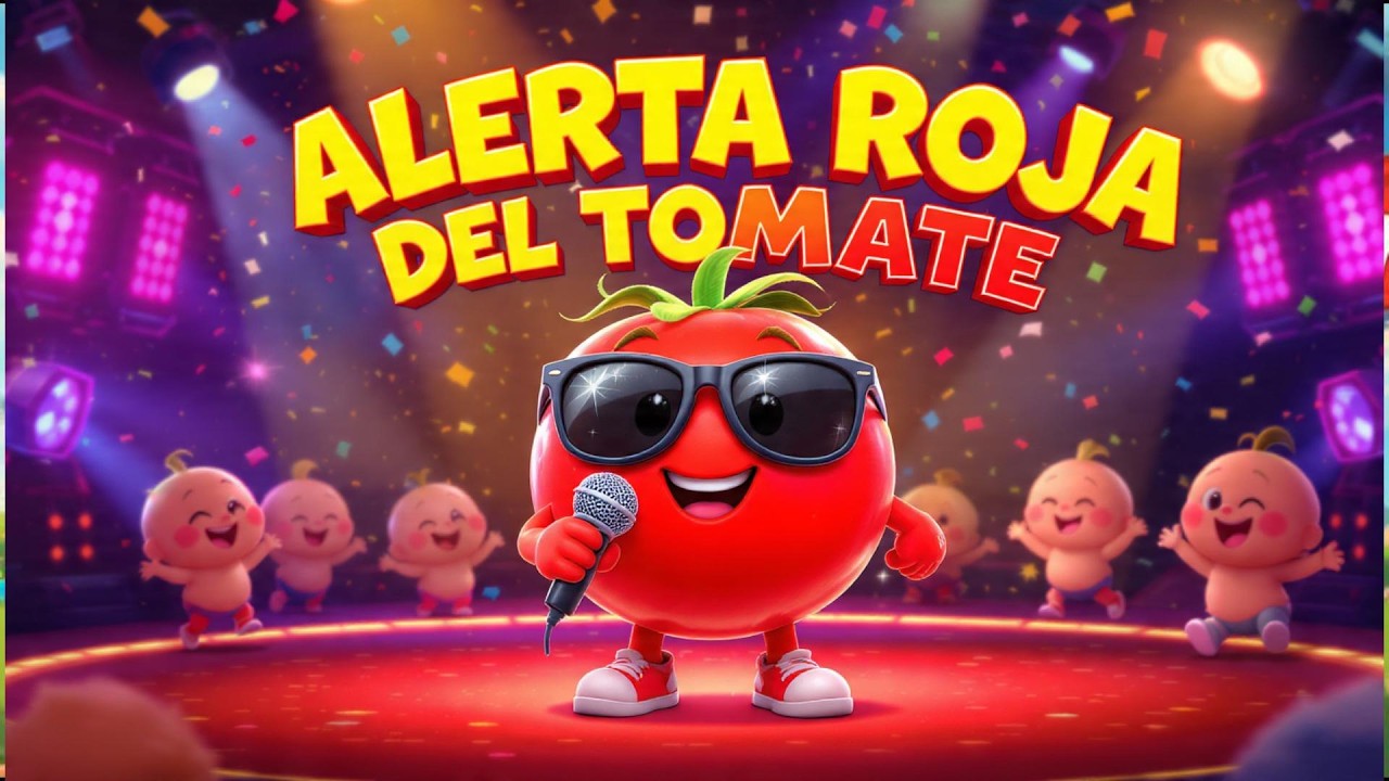 Alerta Roja del Tomate | Canción Infantil Saludable | El Concierto de la Vitamina C