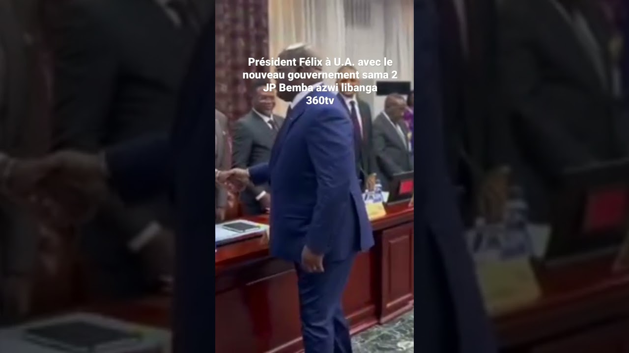 JP Bemba azwi libanga ya liboso. ya Pr&eacute;sident F&eacute;lix#kinshasa #bosolo #politique #360tv
