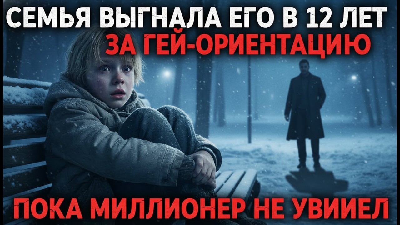 Семья выгнала его в 12 лет за ориентацию — пока миллионер не заметил его на скамейке в парке
