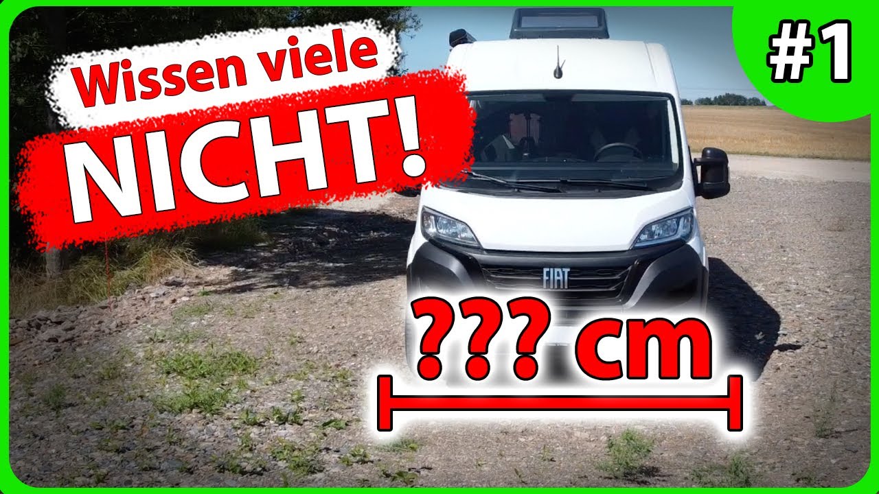 So geht Wohnmobil #1: Maße und Zuladung 🚐 Tipps & Tricks für Anfänger und Fortgeschrittene