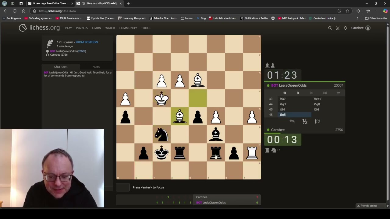 Chess Grandmaster vs Leela Queen Odds bot- Who wins?