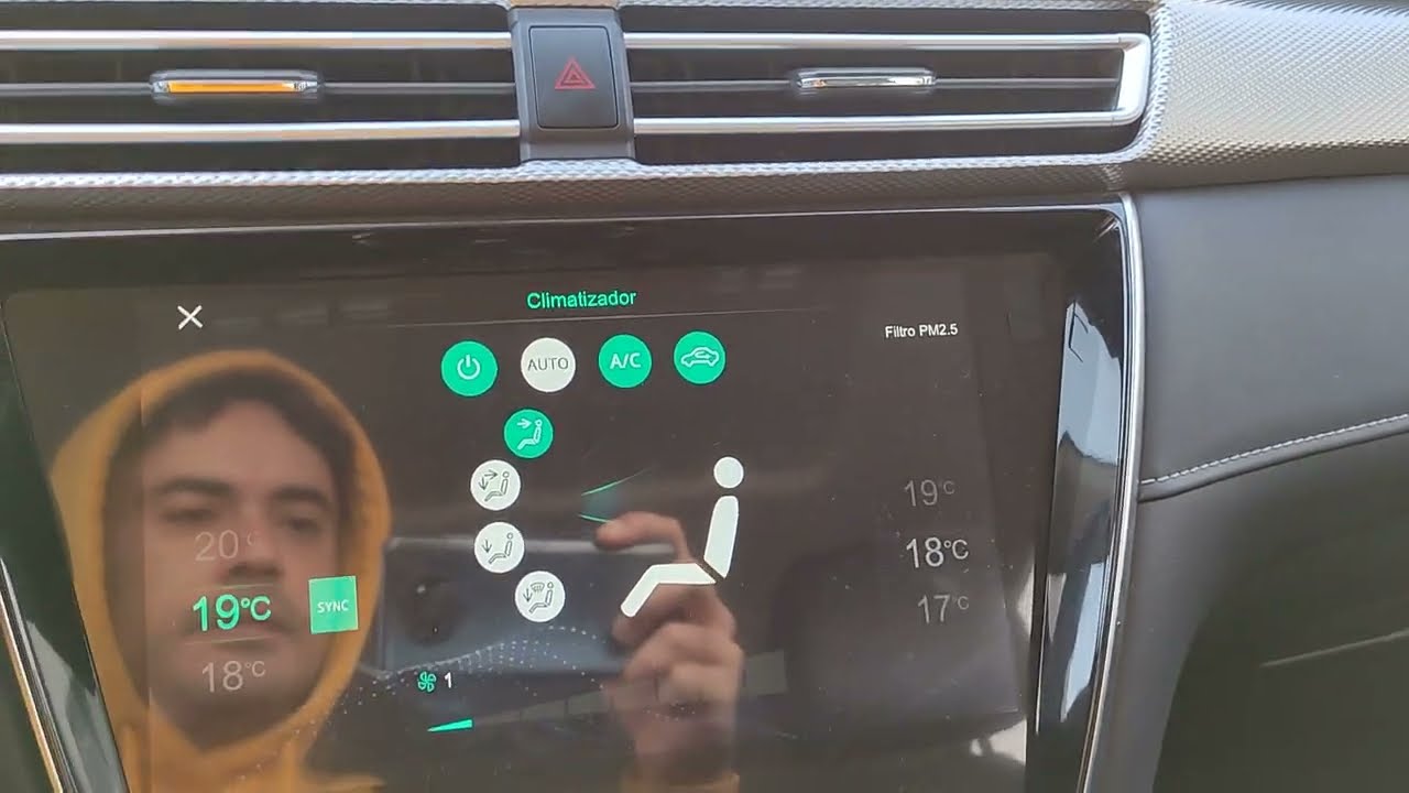 MG5 2022 Ajuste del clima más preciso en grados Celsius