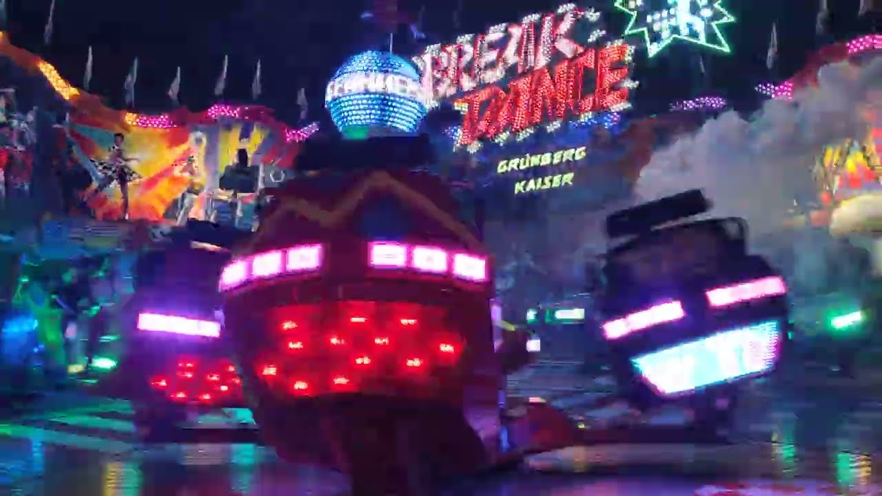 Break Dance - Grünberg-Kaiser (Offride) // Frühjahrsmesse Gießen 2023 // Kirmes // HUSS Rides