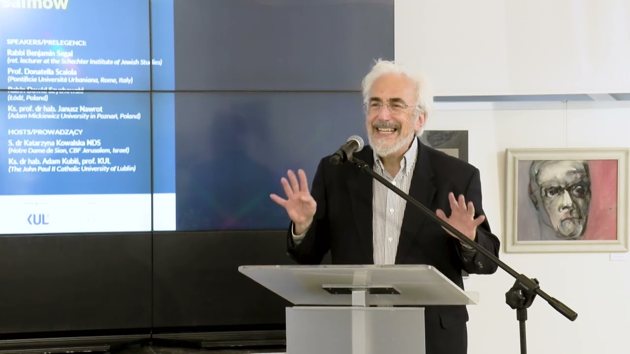Colloquia Kolbuszoviensia 2022, Rabbi Prof. Benjamin Segal, 