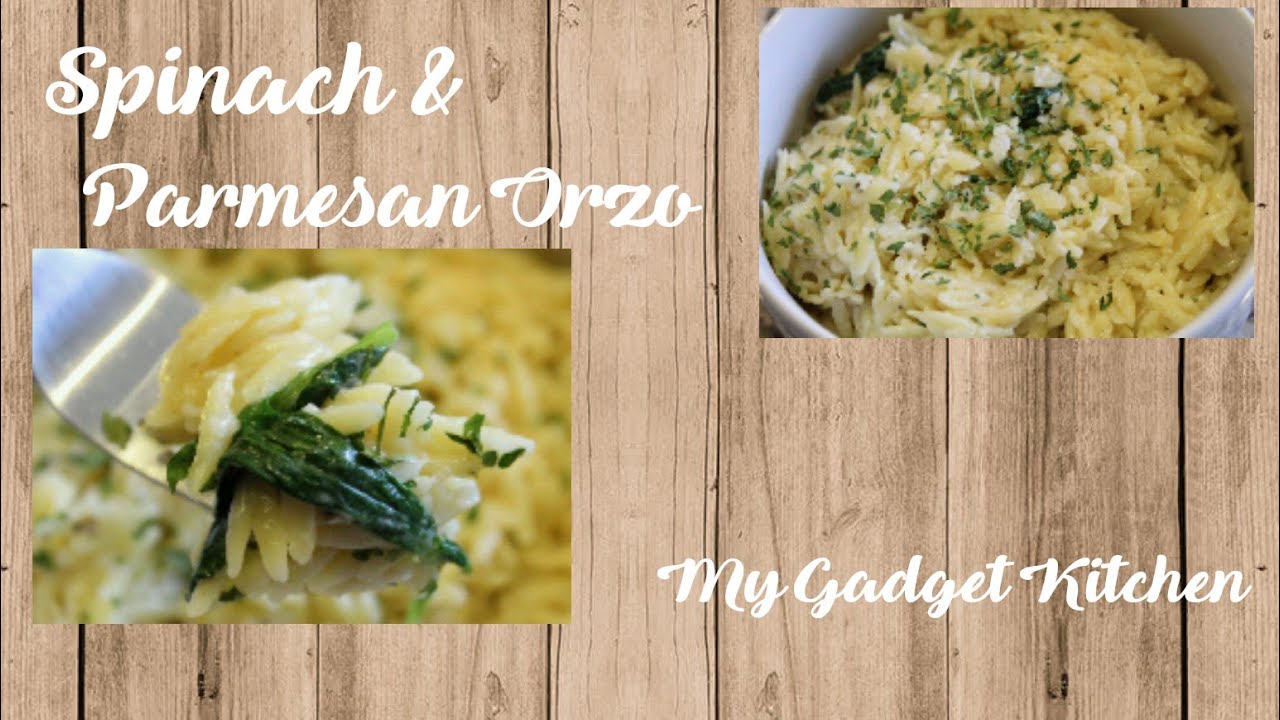 Instant Pot Pressure Cooker Spinach & Parmesan Orzo~ Instant Pot Ultra 6qt~ My Gadget Kitchen (129)