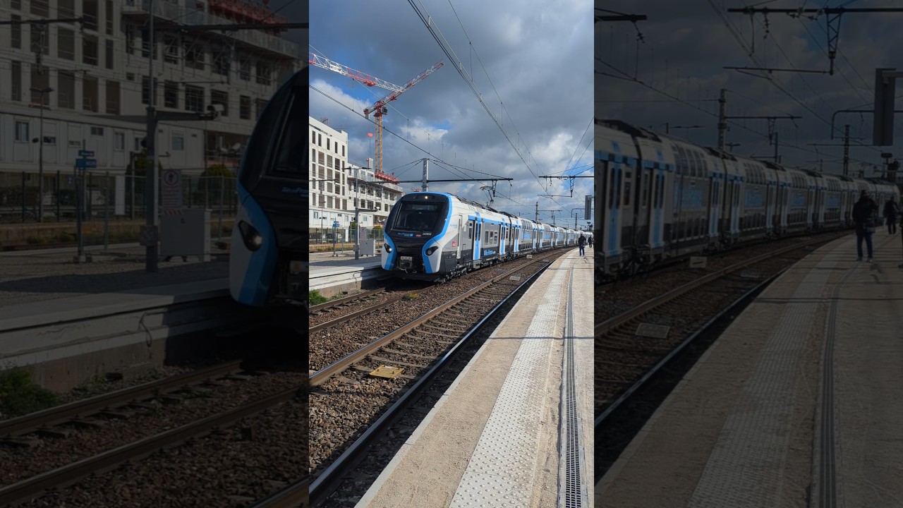 RER NG en essai &agrave; Melun #train #trainspotting #railway #rerd #rerng