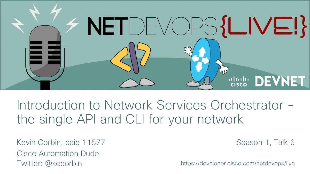 Introduction to Network Services Orchestrator - the single API and CLI for your network
