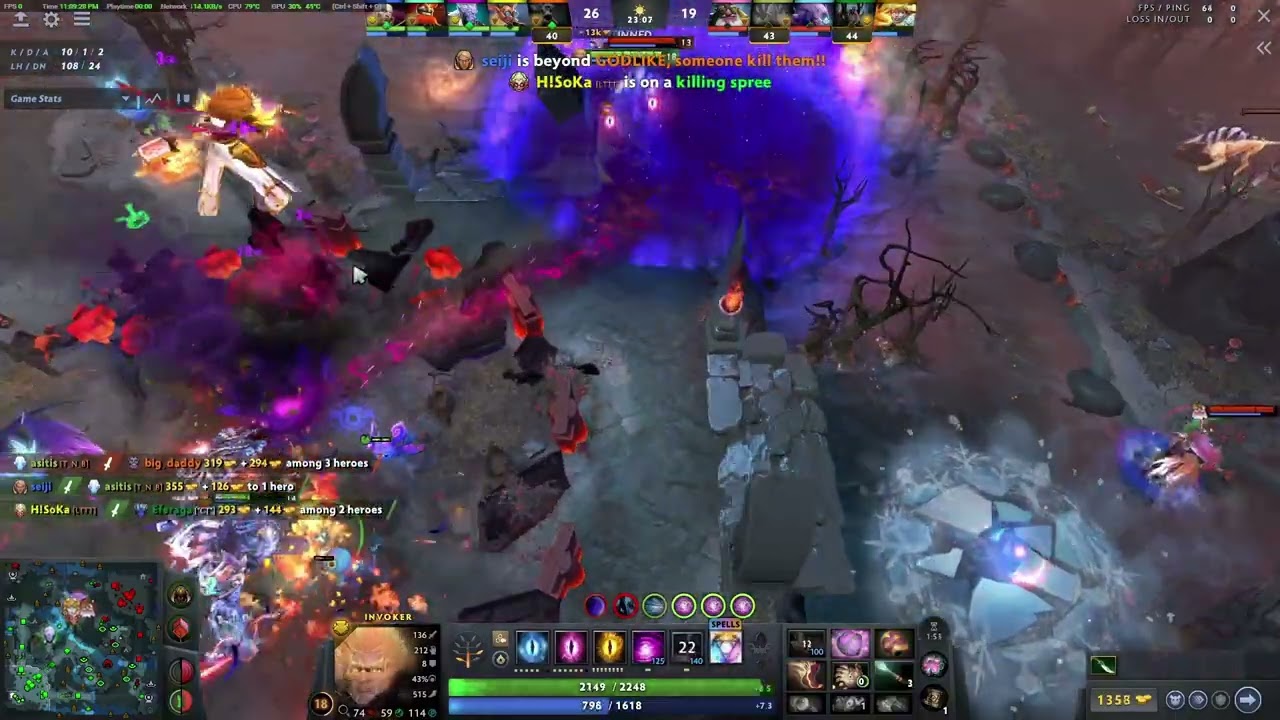 18 kills invoker highlights