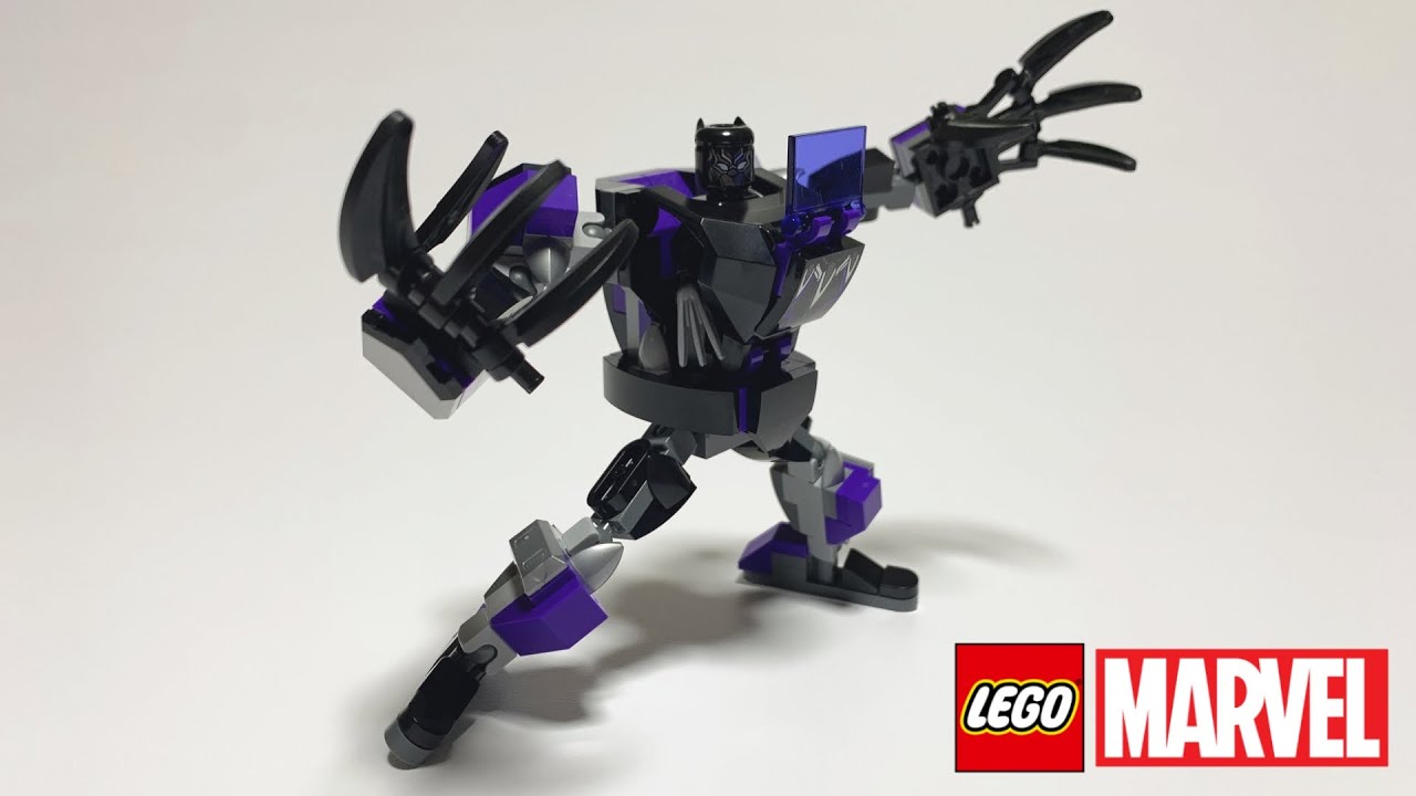 Black Panther Mech Armour - Speed Build【LEGO Marvel 76204】