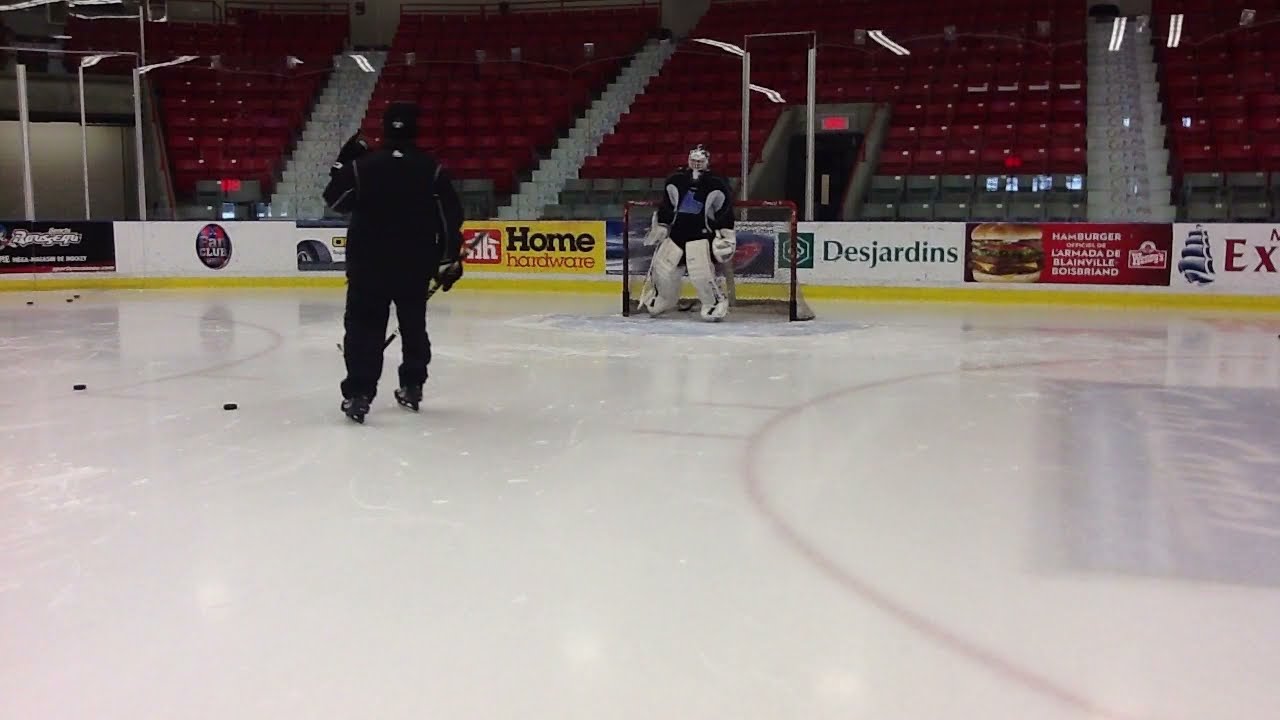 Two on One Push with Marco Marciano & Storm Phaneuf 16 years old QMJHL