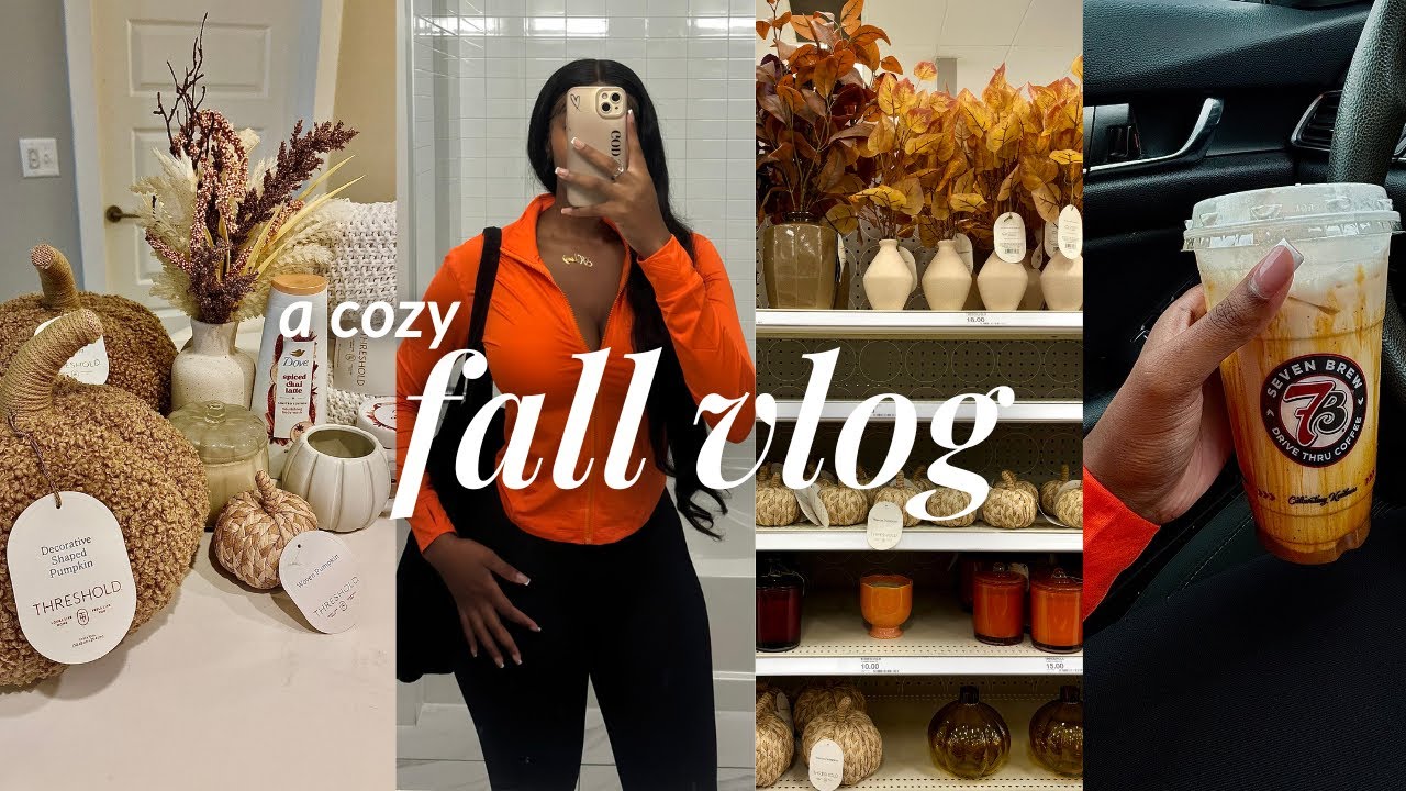 УЮТНЫЙ ОСЕННИЙ ВЛОГ🍁 | Осенний декор, шопинг, напитки 7brew, уютные ароматы, новые средства гигие...