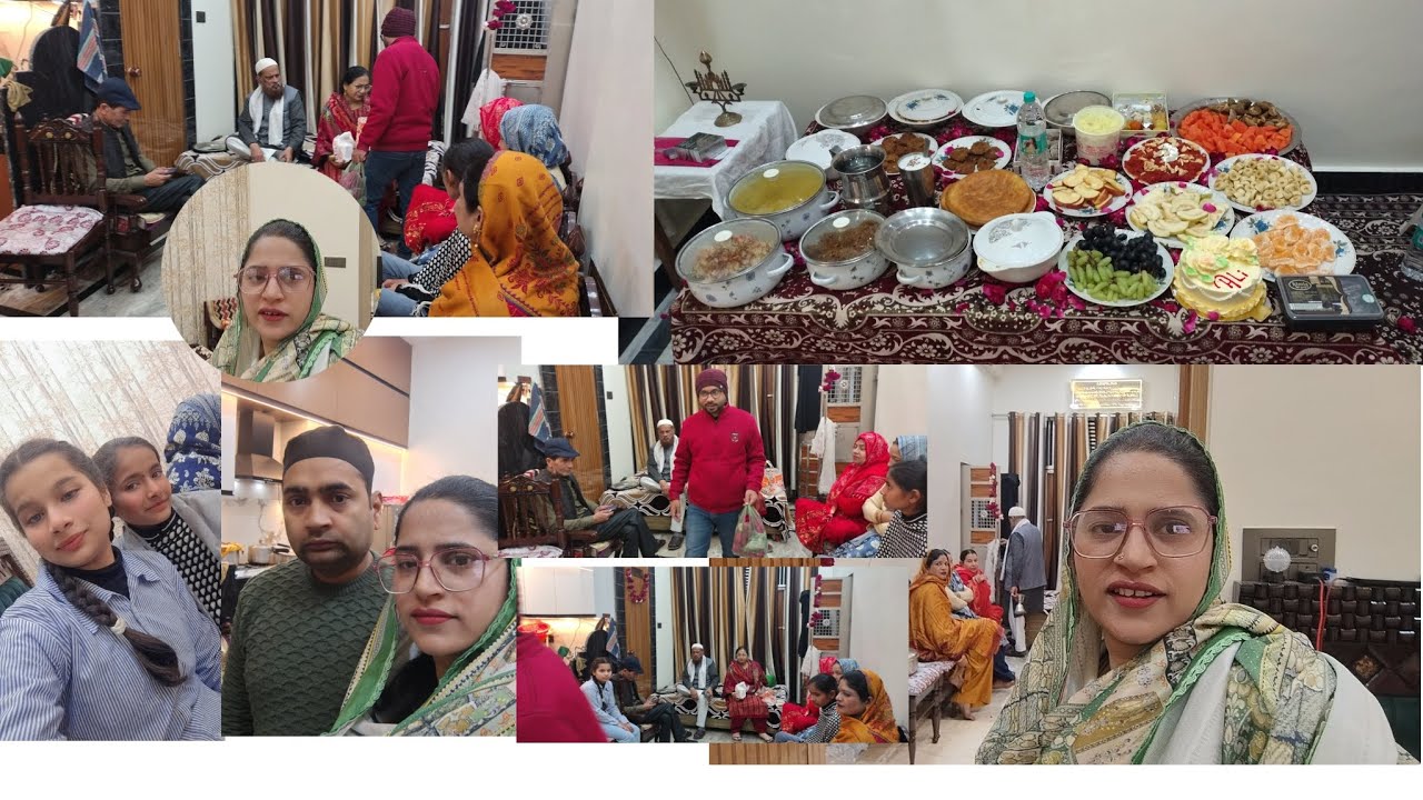 Mola Ali ka dastar Khan |  Goss e azam dasgeer ka tosha |  get together with family | farha Vlog 