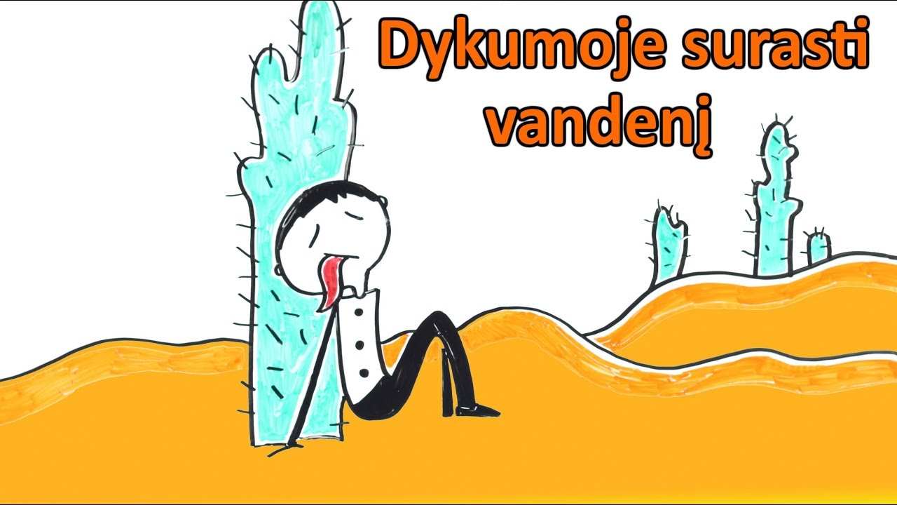 Kaip surasti vandens, jei jūs įstrigote dykumoje?