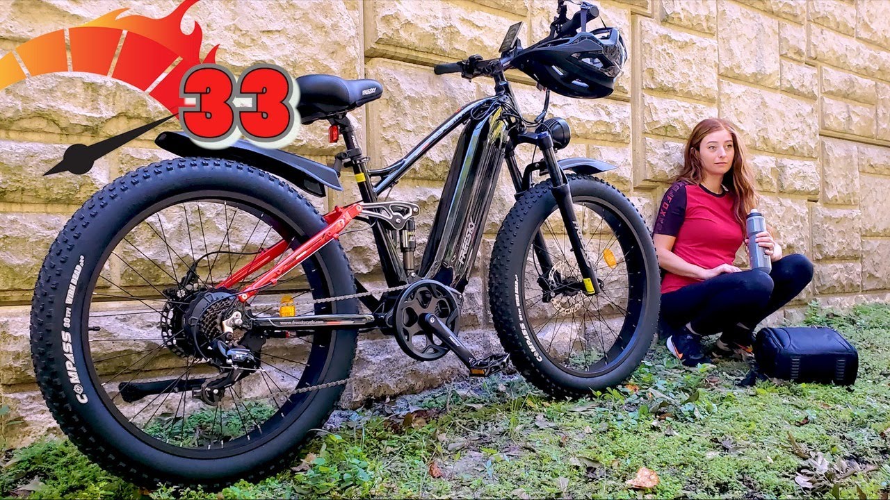 FREESKY Eurostar Ultra M-410 Ebike is FAST 33MPH! | Fat Tire Off Road | Assembly & Test Ride