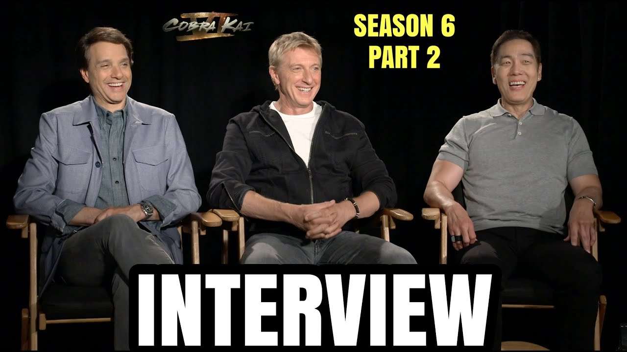 Interview: Ralph Macchio, William Zabka and Yuji Okumoto - COBRA KAI SEASON 6 PART 2