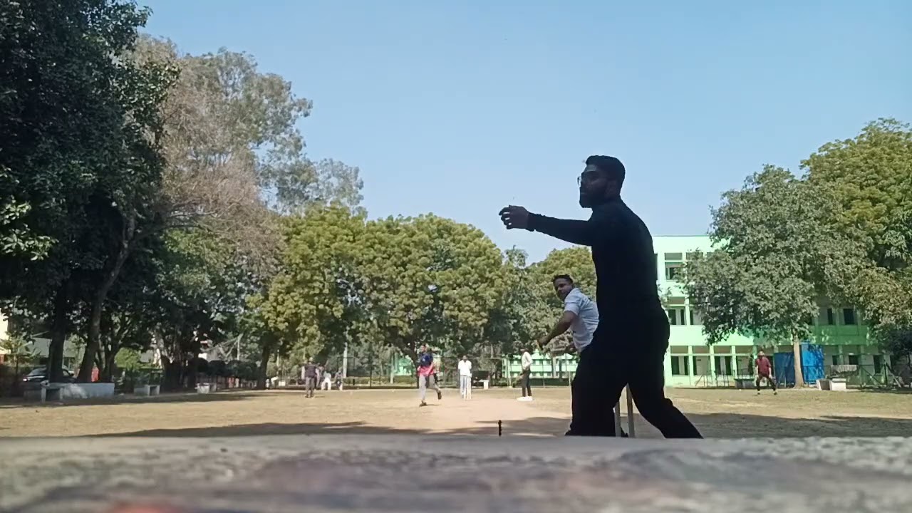 Power Hitting by Rajesh Kumar in Admin XI Vs Faculty XI match dated 15th February 2026