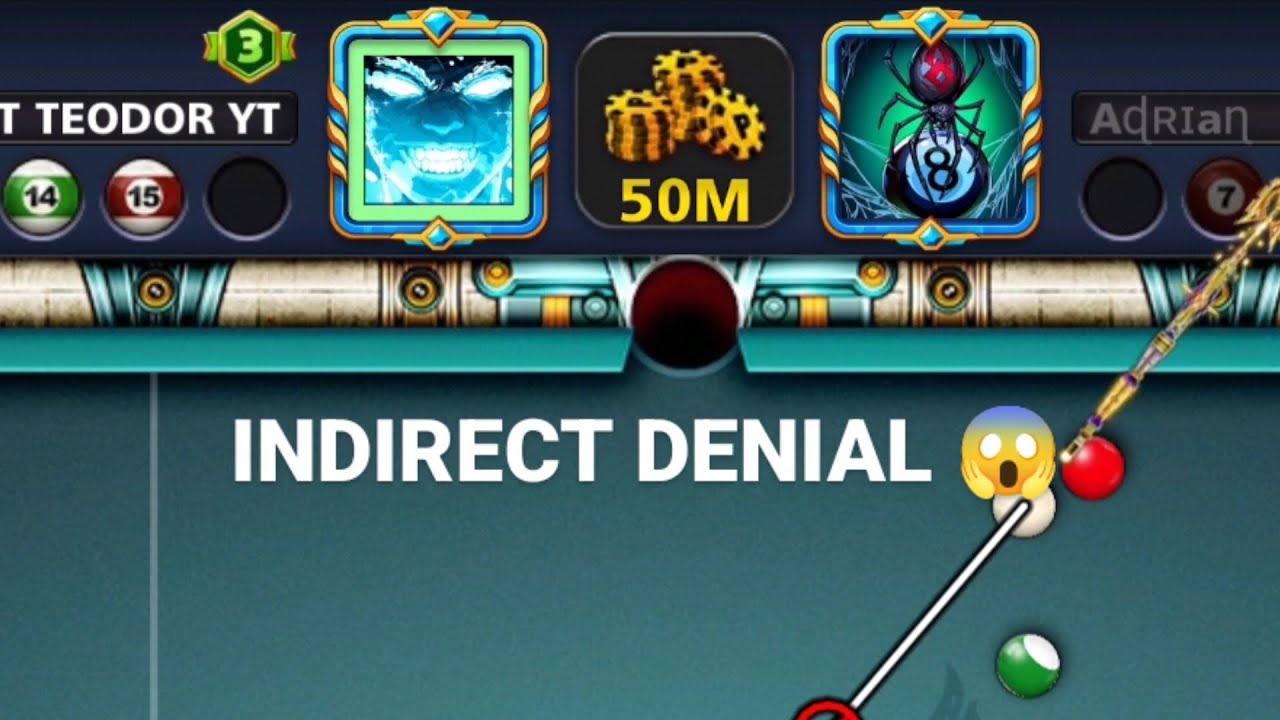 INDIRECT DENIAL - 8 BALL POOL
