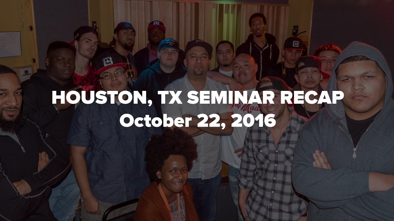 How To Sell Beats Online Seminar - Houston, Texas