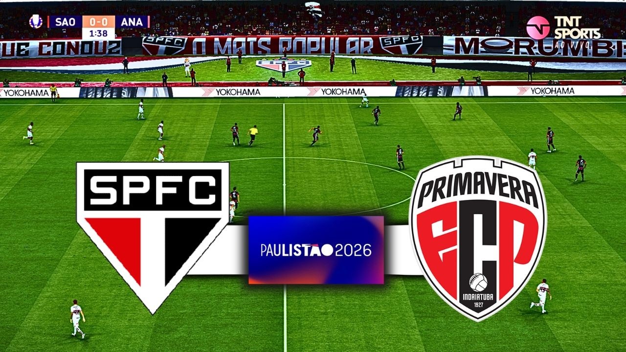 São Paulo x Primavera | Paulistão 2026 | Efootball 2026
