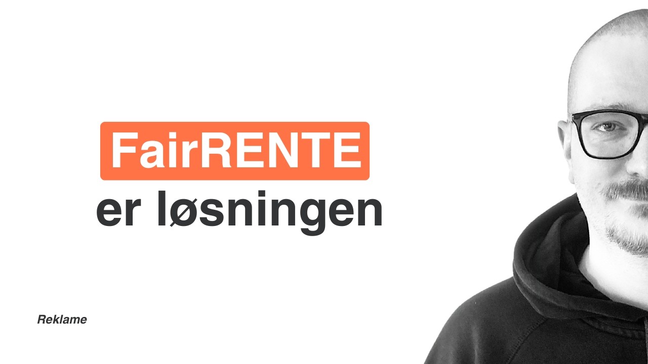 FairRENTE er løsningen på de lave renter på din bankkonto