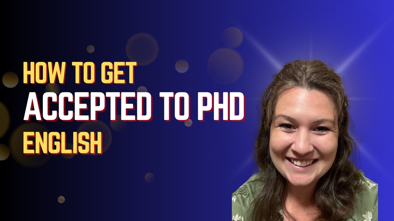 How to Get Into PhD in English
