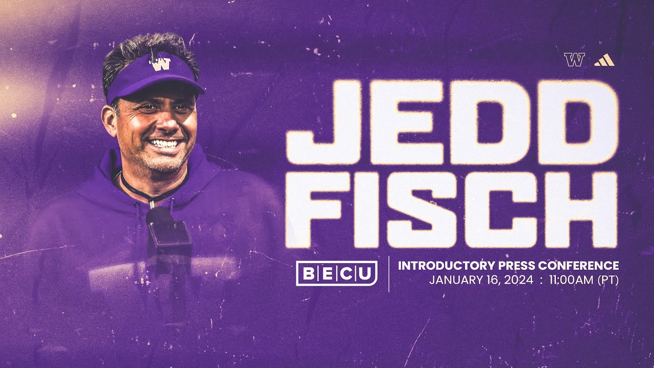 UW Football Head Coach Jedd Fisch Introductory Press Conference