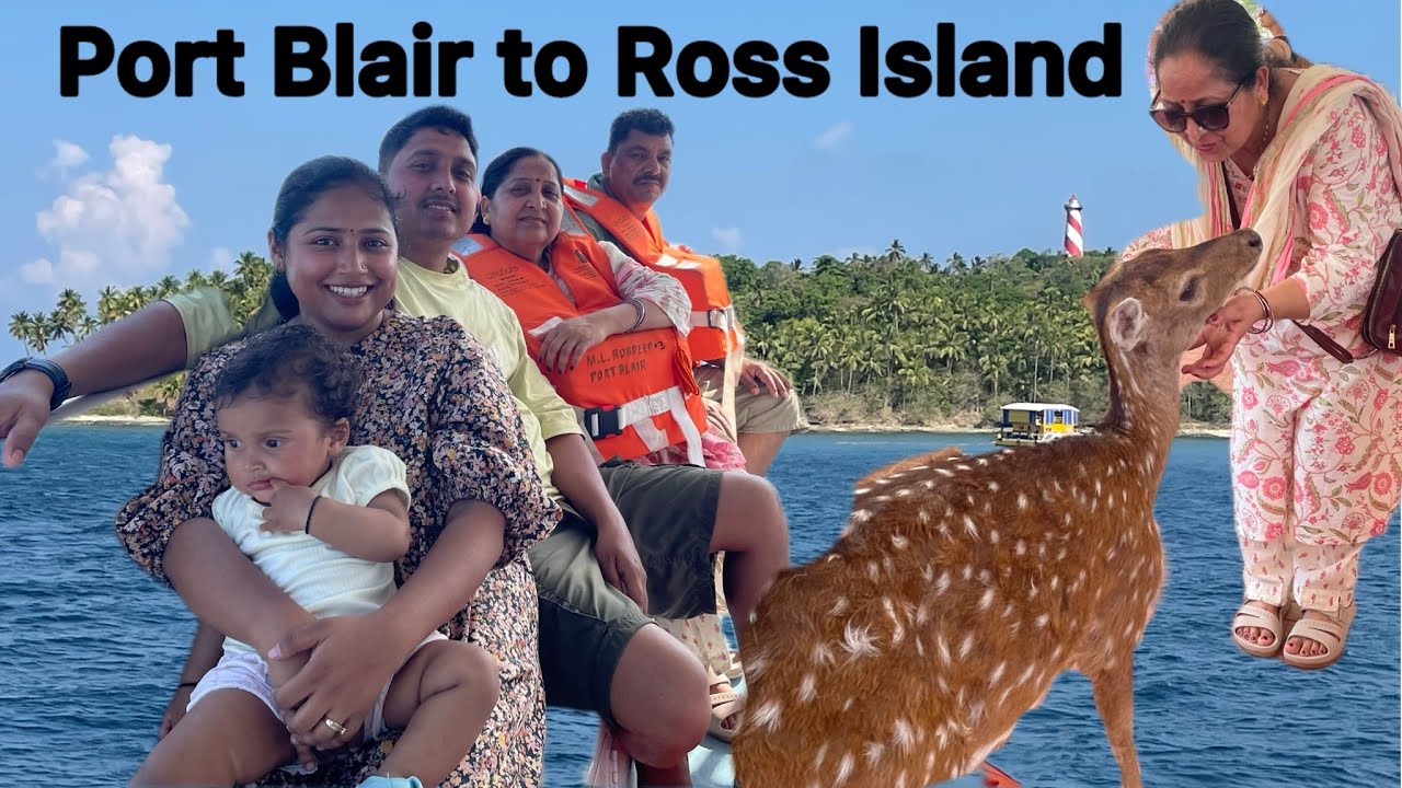 Port Blair to Ross Island 🏝️ #subhashchandrabose 