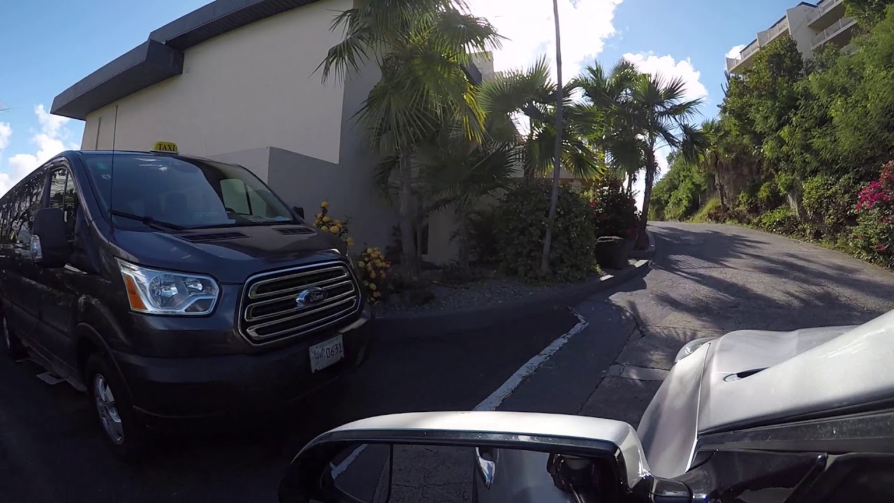 GoPro driving out of Point Pleasant Resort, St. Thomas, USVI