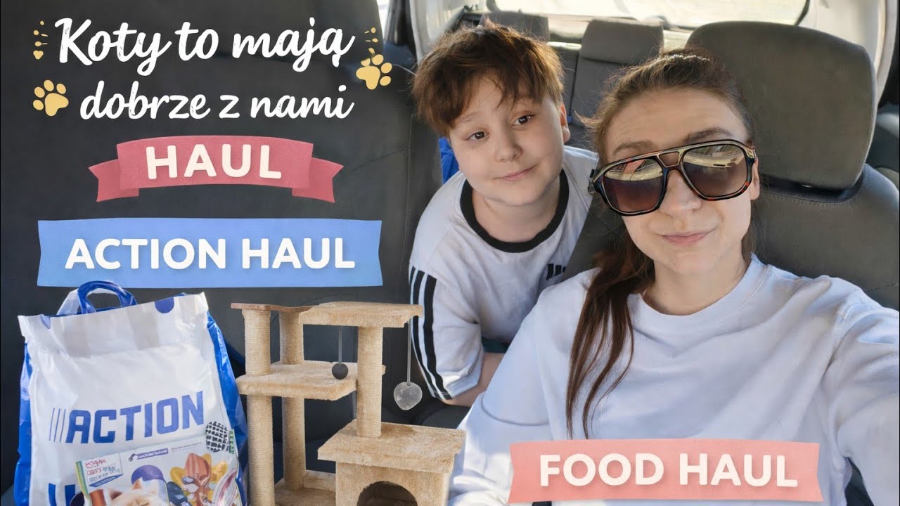 Zakupy w Action + Food Haul&hellip; koty wygrały ten dzień🫣