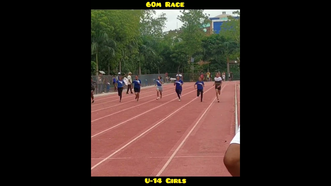 U-14 Girl's 60m Race || District Level Athletics Championship, Jodhpur 