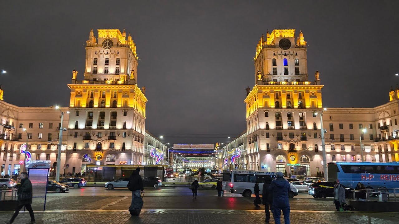 Из Италии в Беларусь. Прогулка по Минску.  