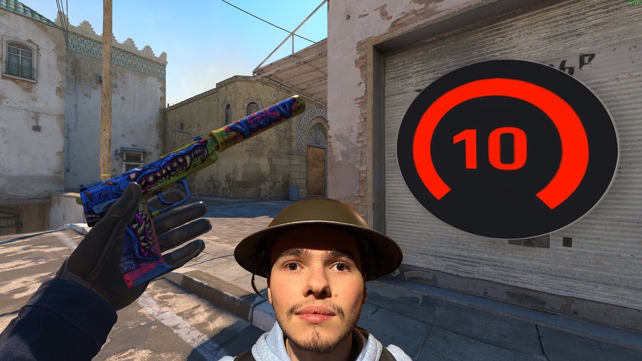 Faceit 10 Seviyede Rakibi 13-0 Yenmek ☠️☠️ | Dust 2